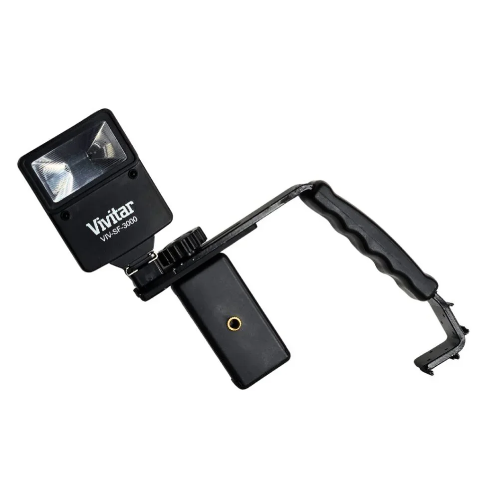 Adjustable Holder Portable Camera Mount w/Flash Perfect for On the Go Shoots